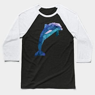 Glass Dolphin Baseball T-Shirt